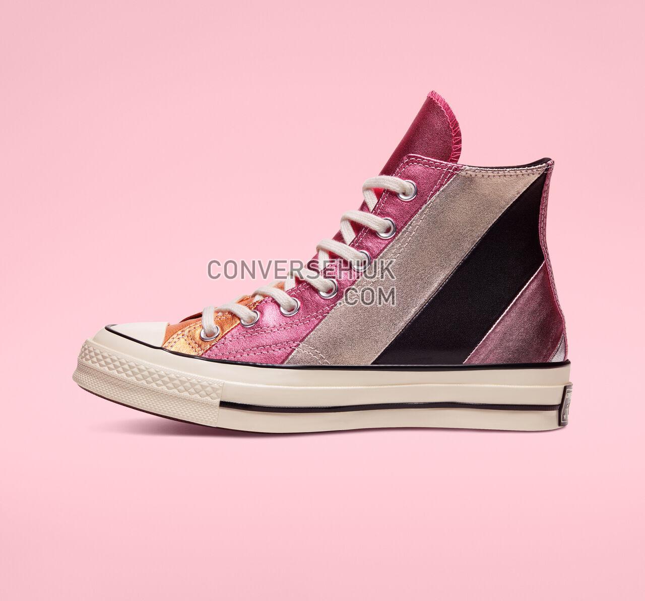 Converse Chuck 70 Metallic Rainbow High Top Egret/Multi/Multi 565866C Shoes