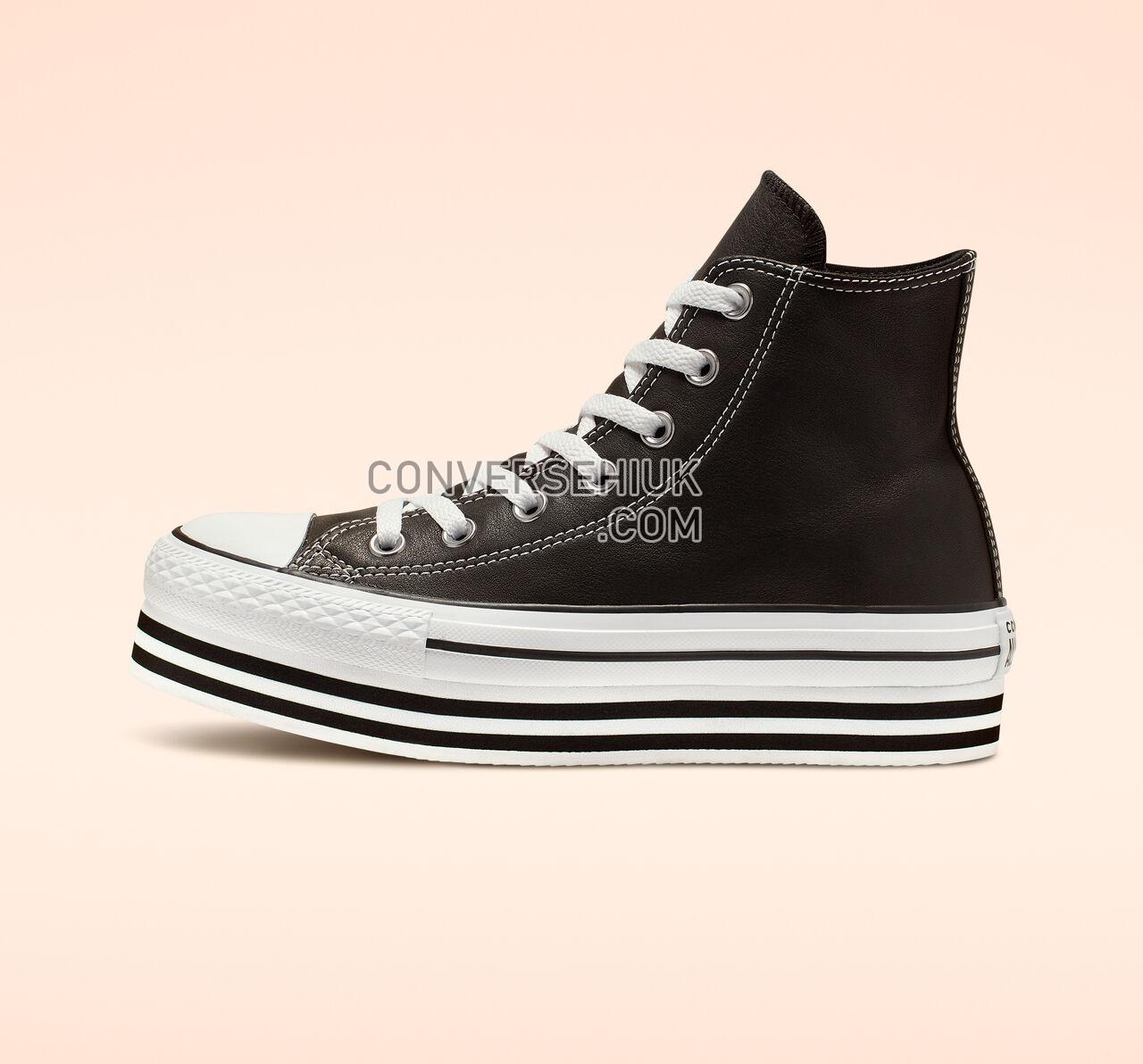 Converse Chuck Taylor All Star Platform High Top Black/White/Black 565826C Shoes