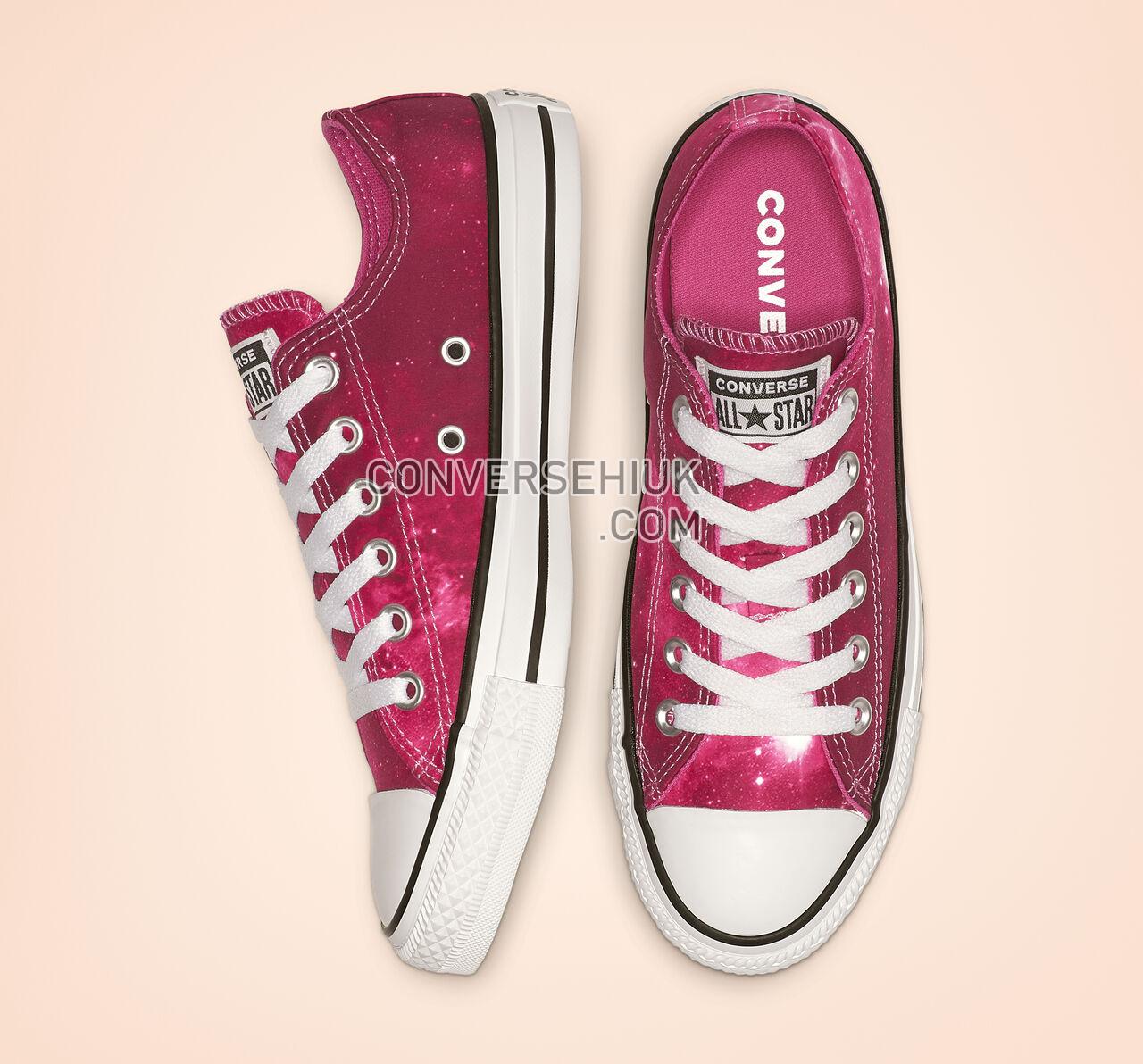 Converse Chuck Taylor All Star Miss Galaxy Low Top Dark Burgundy/Mod Pink/White 565210F Shoes