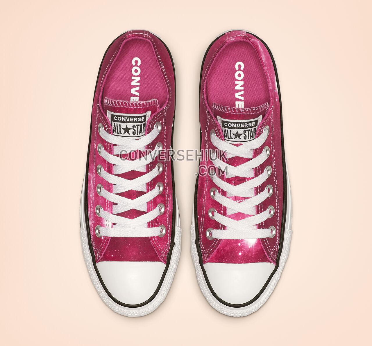 Converse Chuck Taylor All Star Miss Galaxy Low Top Dark Burgundy/Mod Pink/White 565210F Shoes