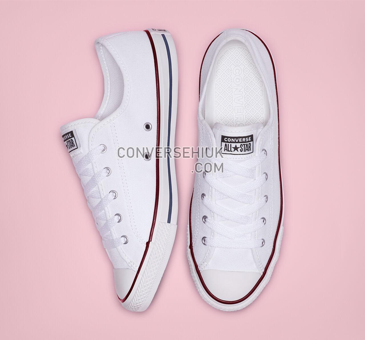 Converse Chuck Taylor All Star Dainty Low Top White/Red/Blue 564981F Shoes