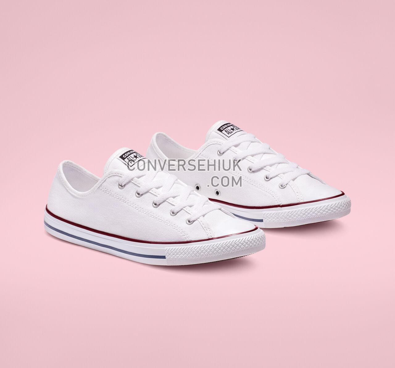 Converse Chuck Taylor All Star Dainty Low Top White/Red/Blue 564981F Shoes