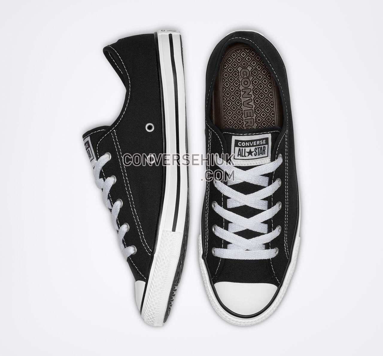 Converse Chuck Taylor All Star Dainty Low Top Black/White/Black 564982F Shoes