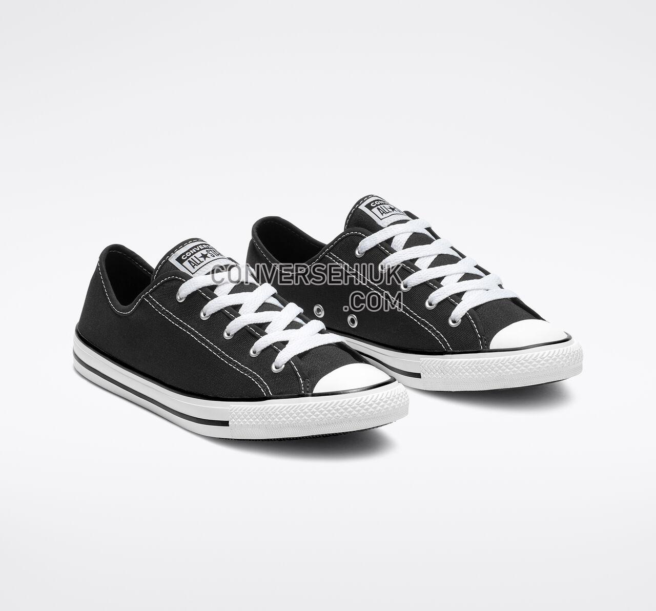 Converse Chuck Taylor All Star Dainty Low Top Black/White/Black 564982F Shoes