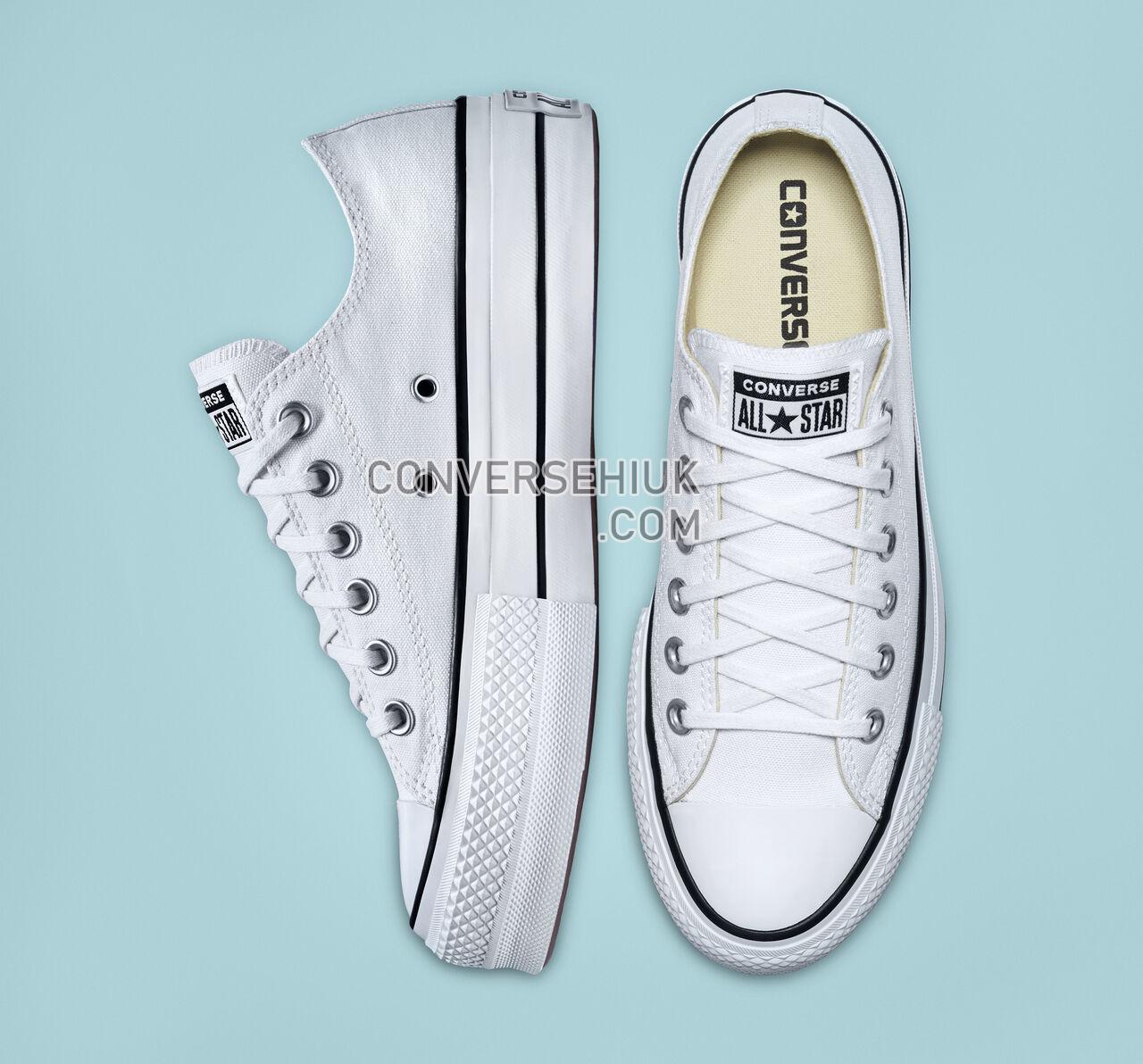 Converse Chuck Taylor All Star Platform Low Top White/Black/White 560251C Shoes