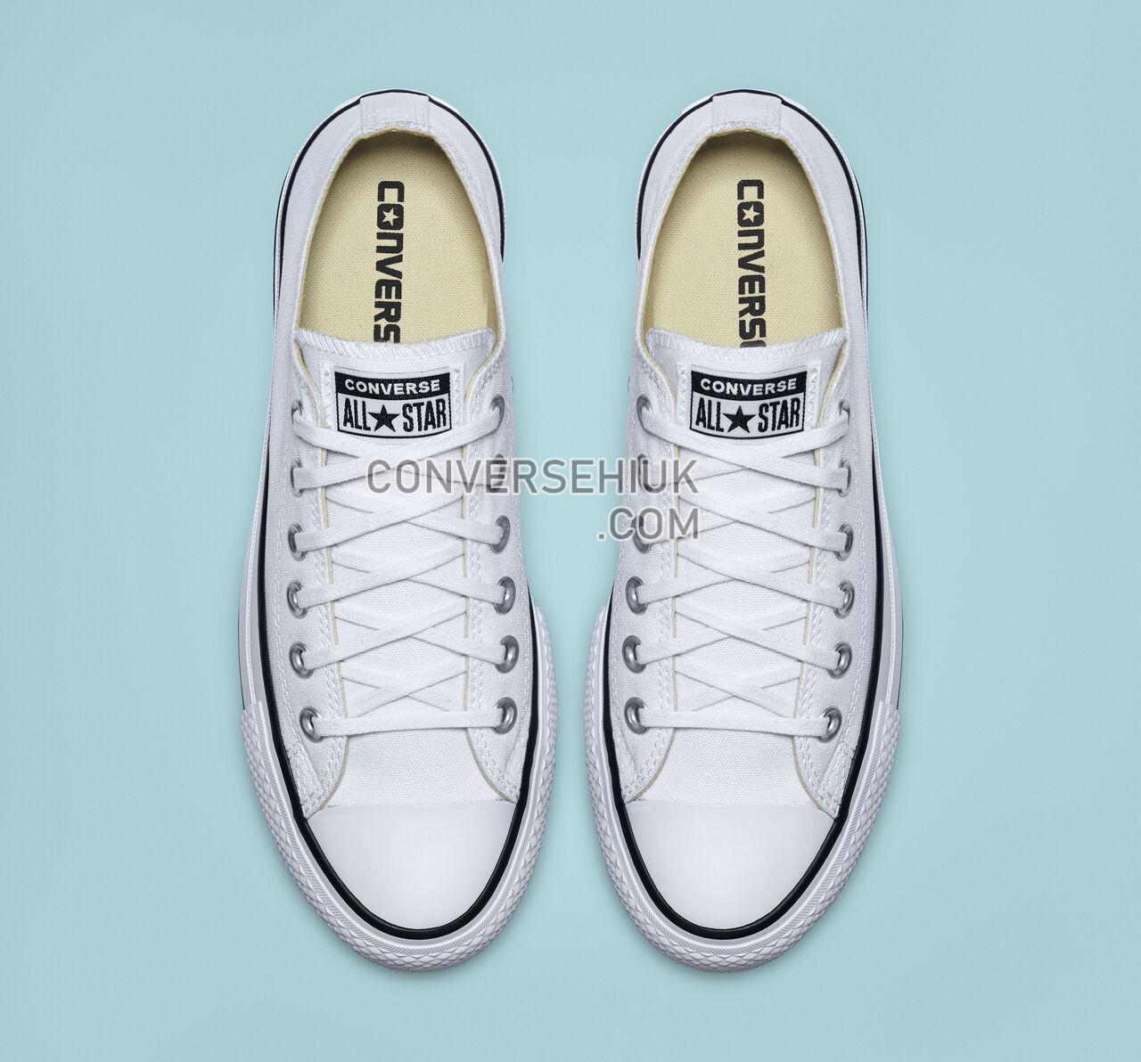 Converse Chuck Taylor All Star Platform Low Top White/Black/White 560251C Shoes