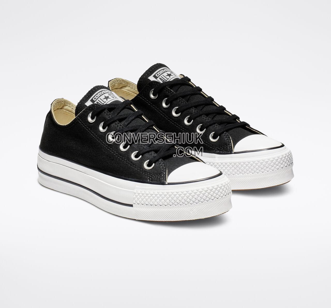 Converse Chuck Taylor All Star Platform Low Top Black/White/White 560250C Shoes