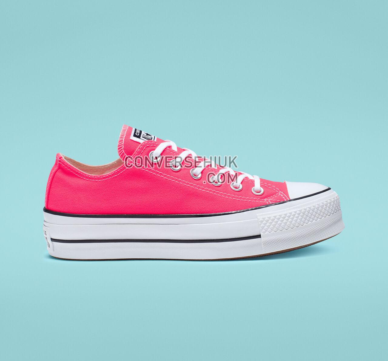 Converse Chuck Taylor All Star Clean Platform Low Top Racer Pink/White/Black 565501C Shoes