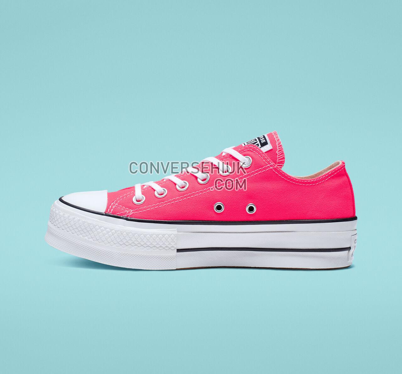 Converse Chuck Taylor All Star Clean Platform Low Top Racer Pink/White/Black 565501C Shoes