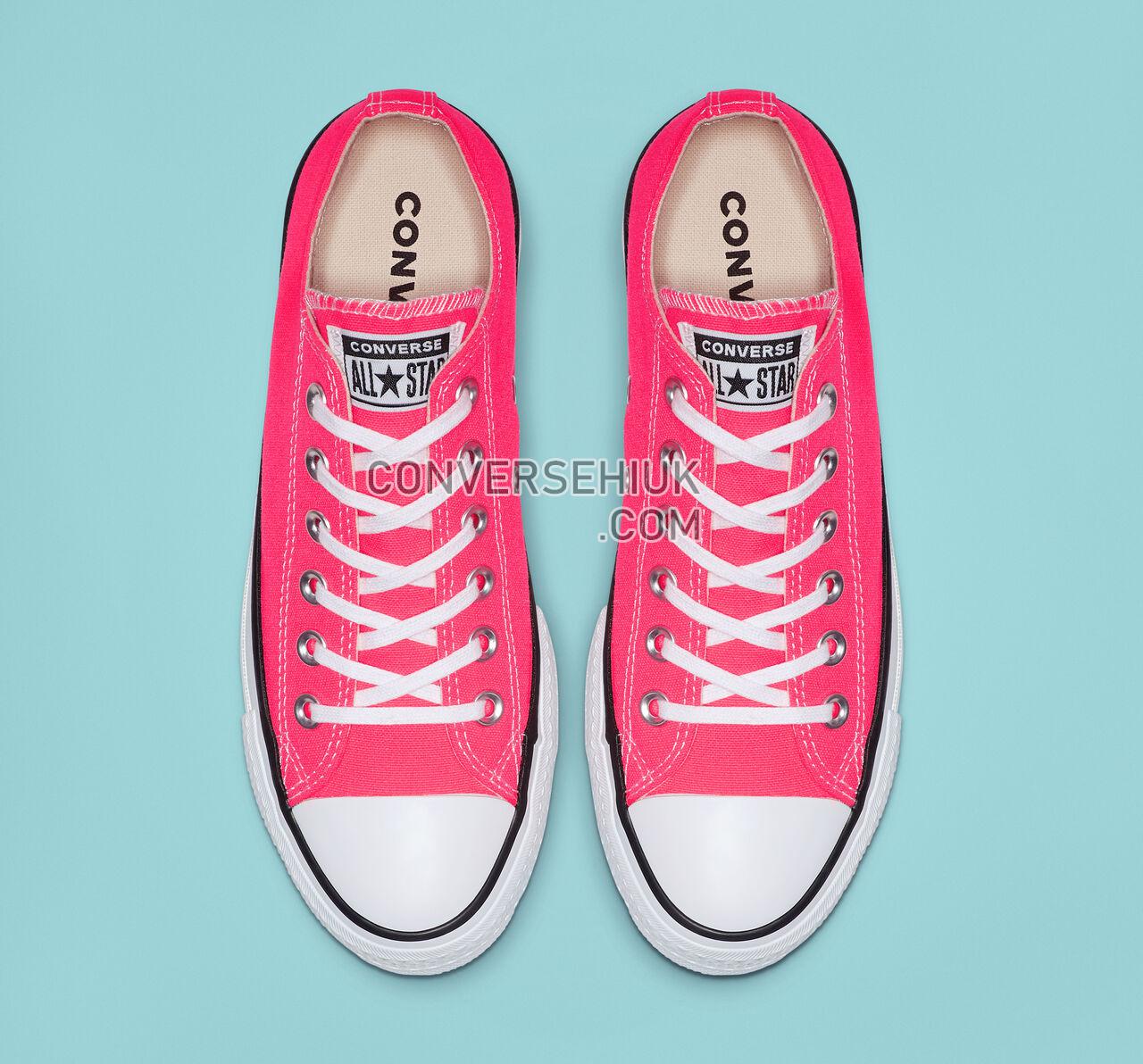 Converse Chuck Taylor All Star Clean Platform Low Top Racer Pink/White/Black 565501C Shoes