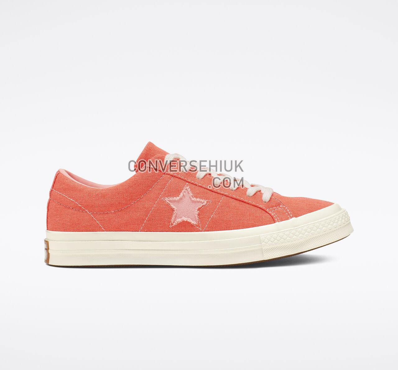 Converse One Star Sunbaked Turf Orange/Bleached Coral 164362C Shoes