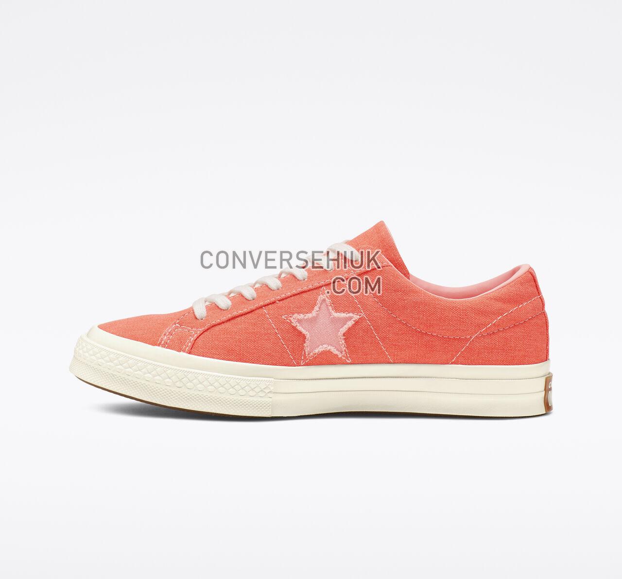 Converse One Star Sunbaked Turf Orange/Bleached Coral 164362C Shoes