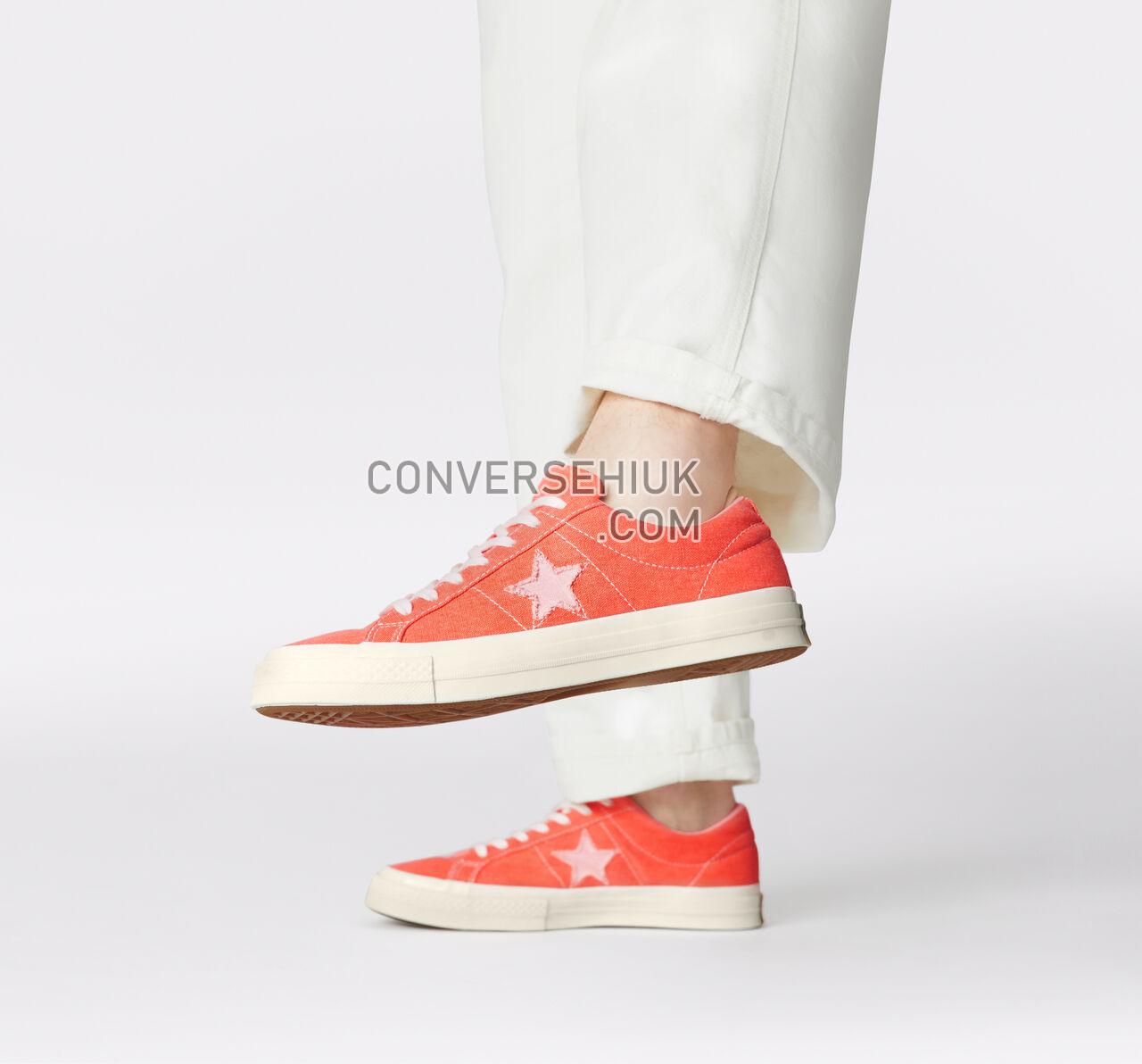 Converse One Star Sunbaked Turf Orange/Bleached Coral 164362C Shoes