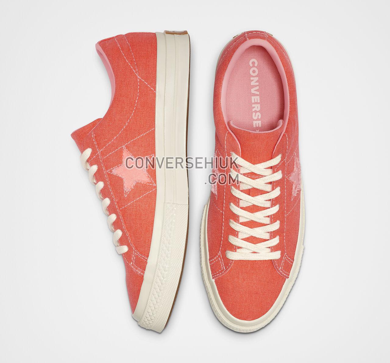 Converse One Star Sunbaked Turf Orange/Bleached Coral 164362C Shoes