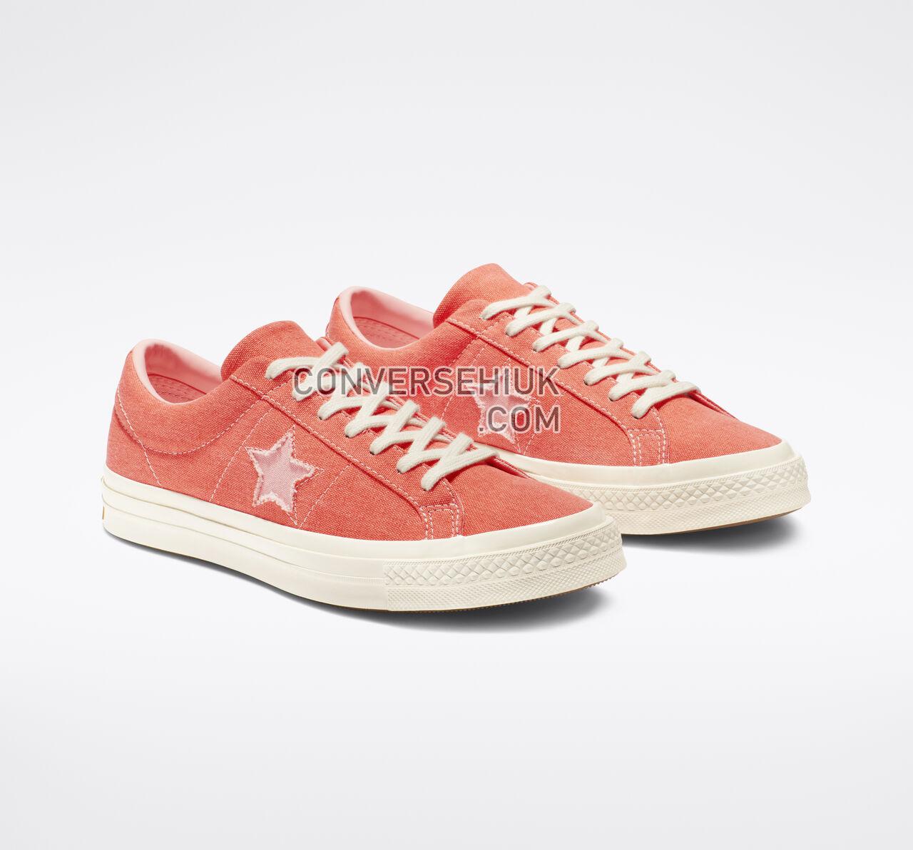 Converse One Star Sunbaked Turf Orange/Bleached Coral 164362C Shoes