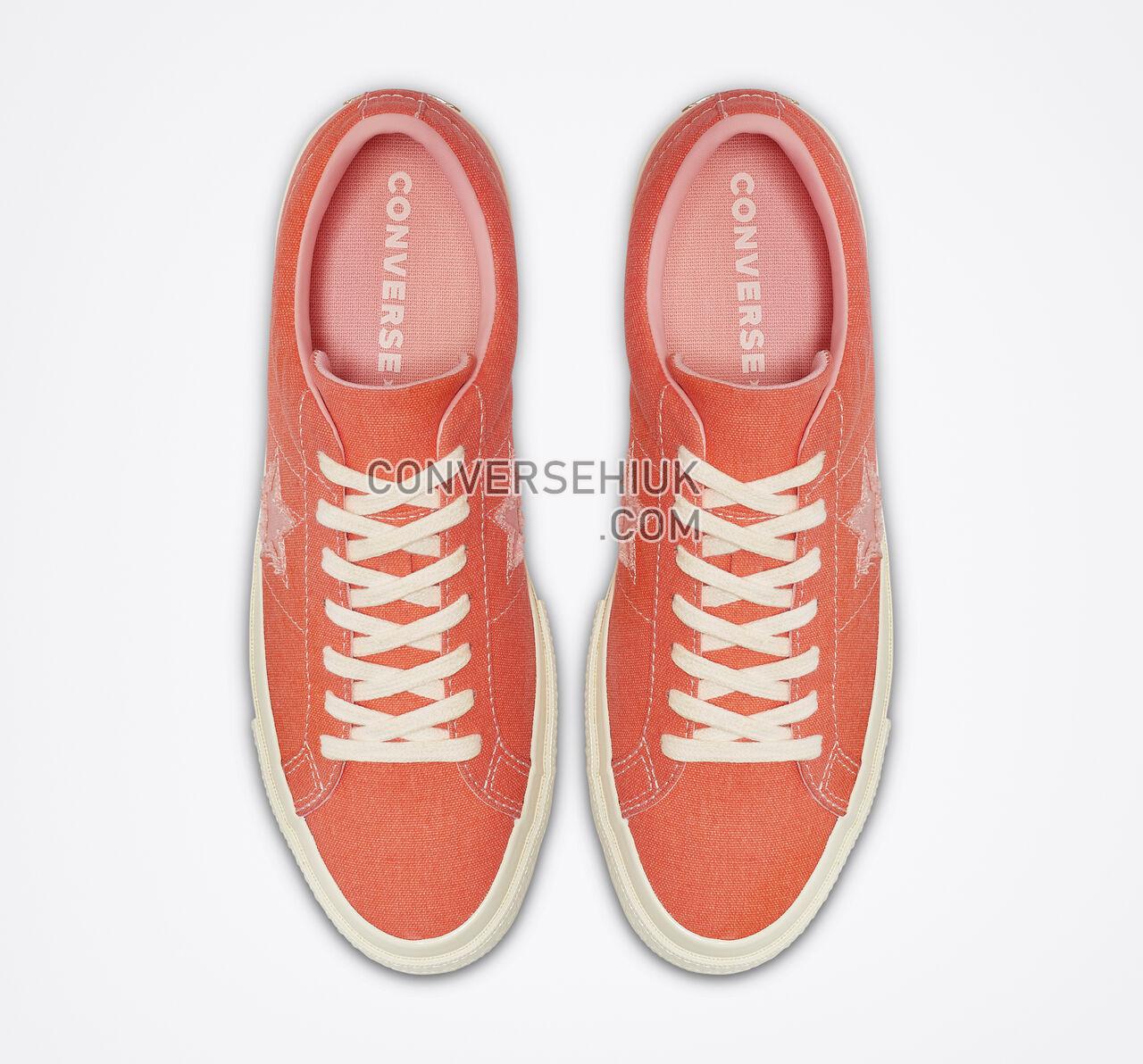 Converse One Star Sunbaked Turf Orange/Bleached Coral 164362C Shoes