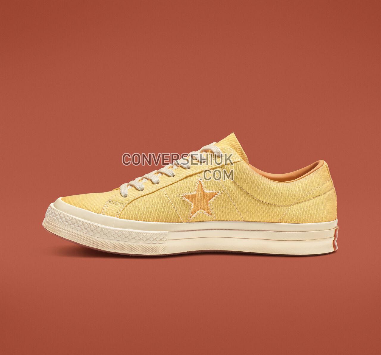 Converse One Star Sunbaked Butter Yellow/Melon Baller 164358C Shoes