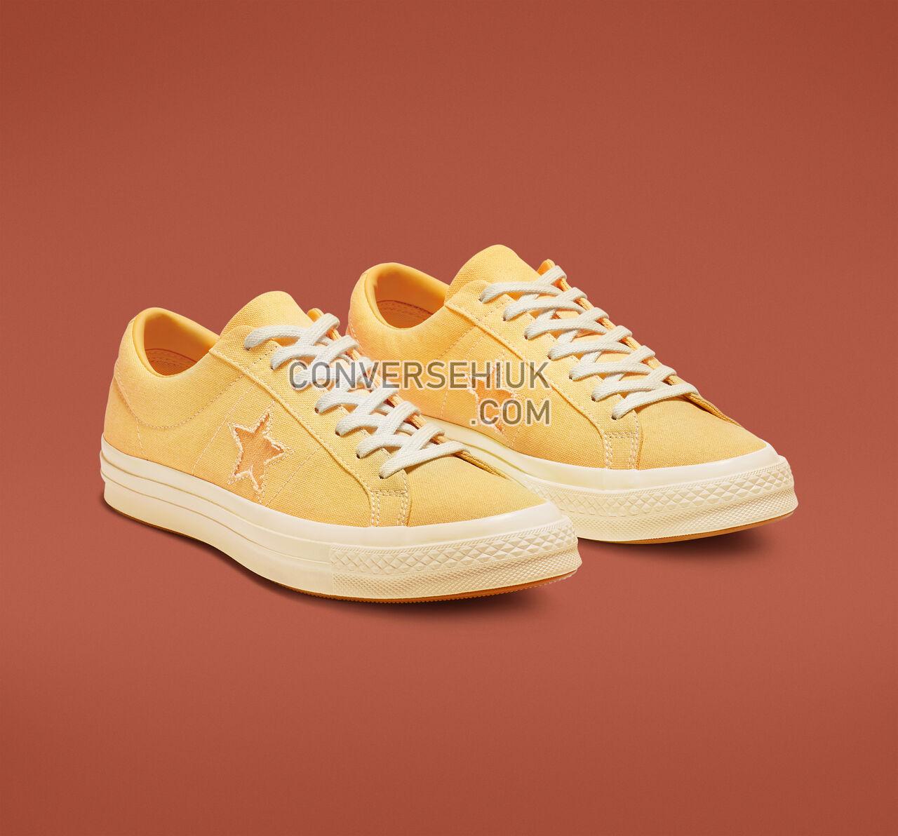 Converse One Star Sunbaked Butter Yellow/Melon Baller 164358C Shoes