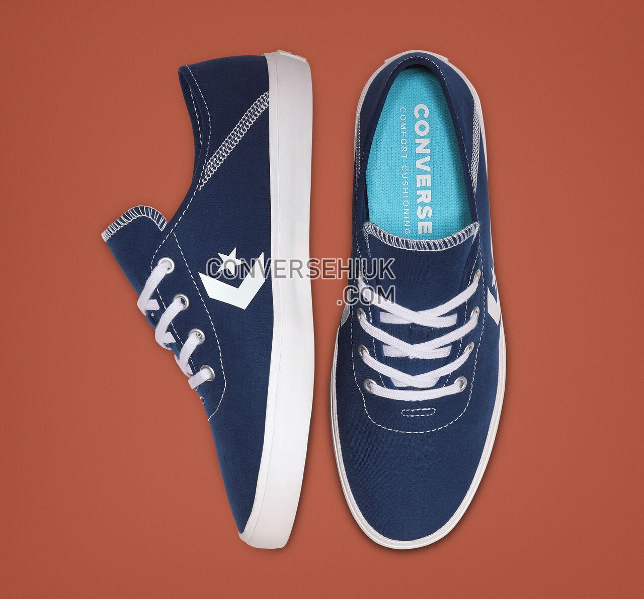 Converse Costa Collapsible Heel Low Top Navy/White/White 563436F Shoes