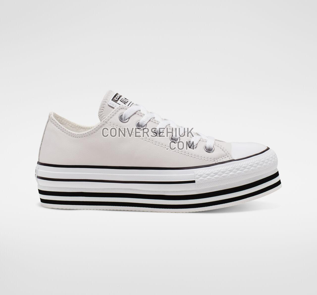 Converse Chuck Taylor All Star Platform Low Top Pale Putty/White/Black 565829C Shoes