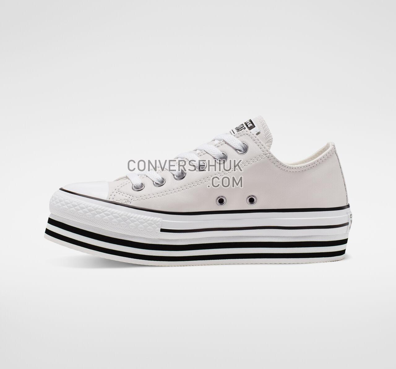 Converse Chuck Taylor All Star Platform Low Top Pale Putty/White/Black 565829C Shoes