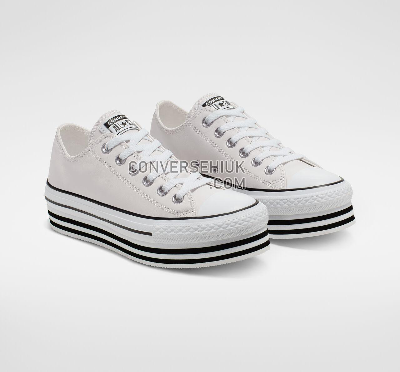 Converse Chuck Taylor All Star Platform Low Top Pale Putty/White/Black 565829C Shoes