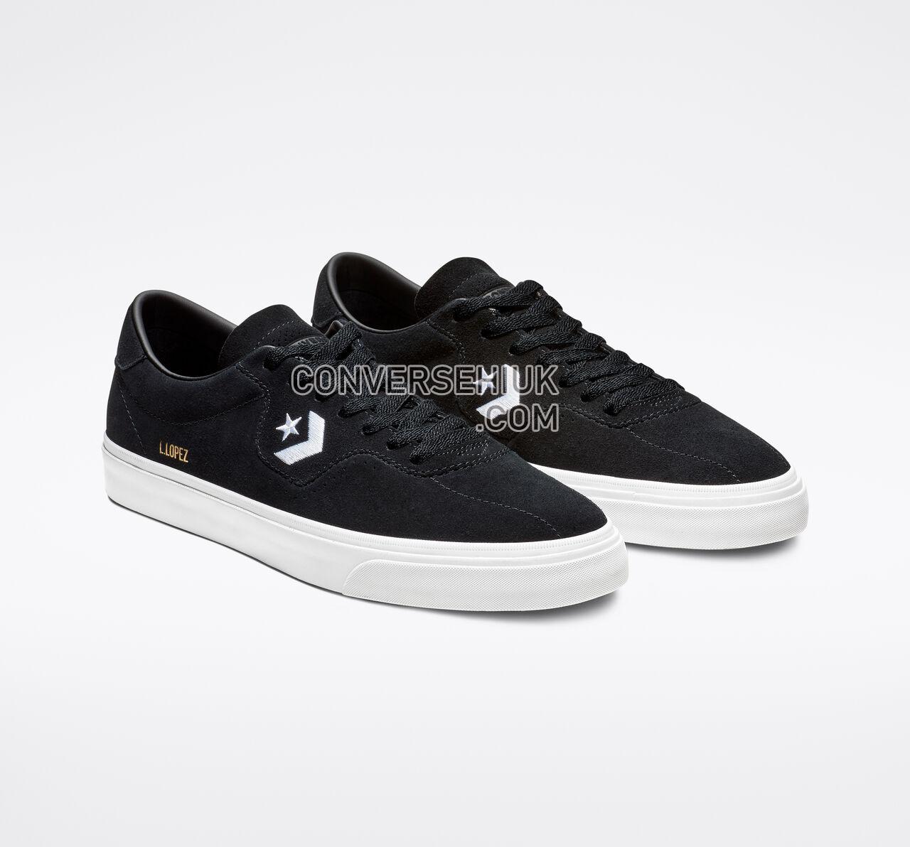 Converse Louie Lopez Pro Low Top Black/Black/White 163261C Shoes