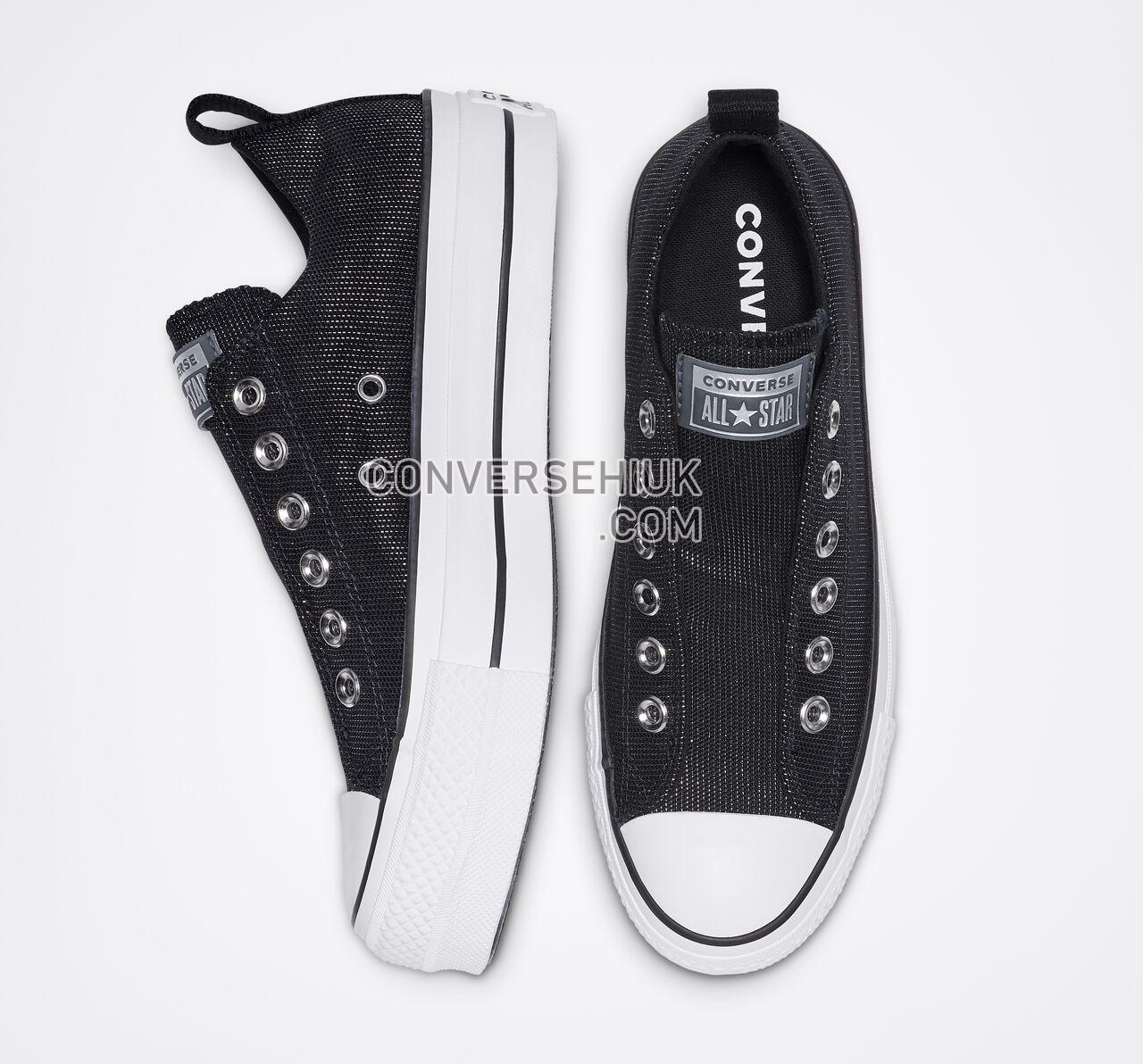 Converse Chuck Taylor All Star Final Frontier Platform Slip Black/White/Black 565240C Shoes