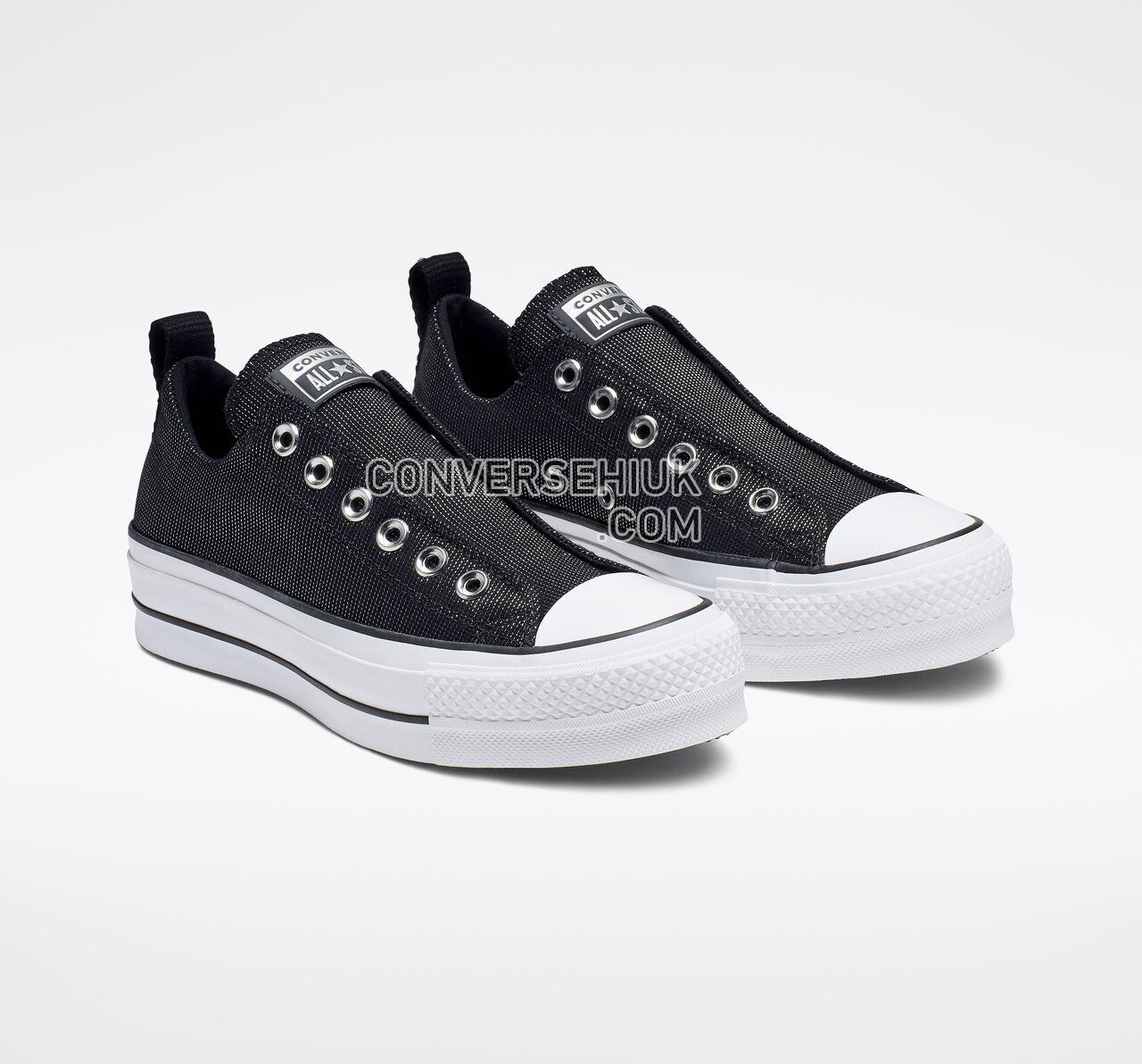 Converse Chuck Taylor All Star Final Frontier Platform Slip Black/White/Black 565240C Shoes