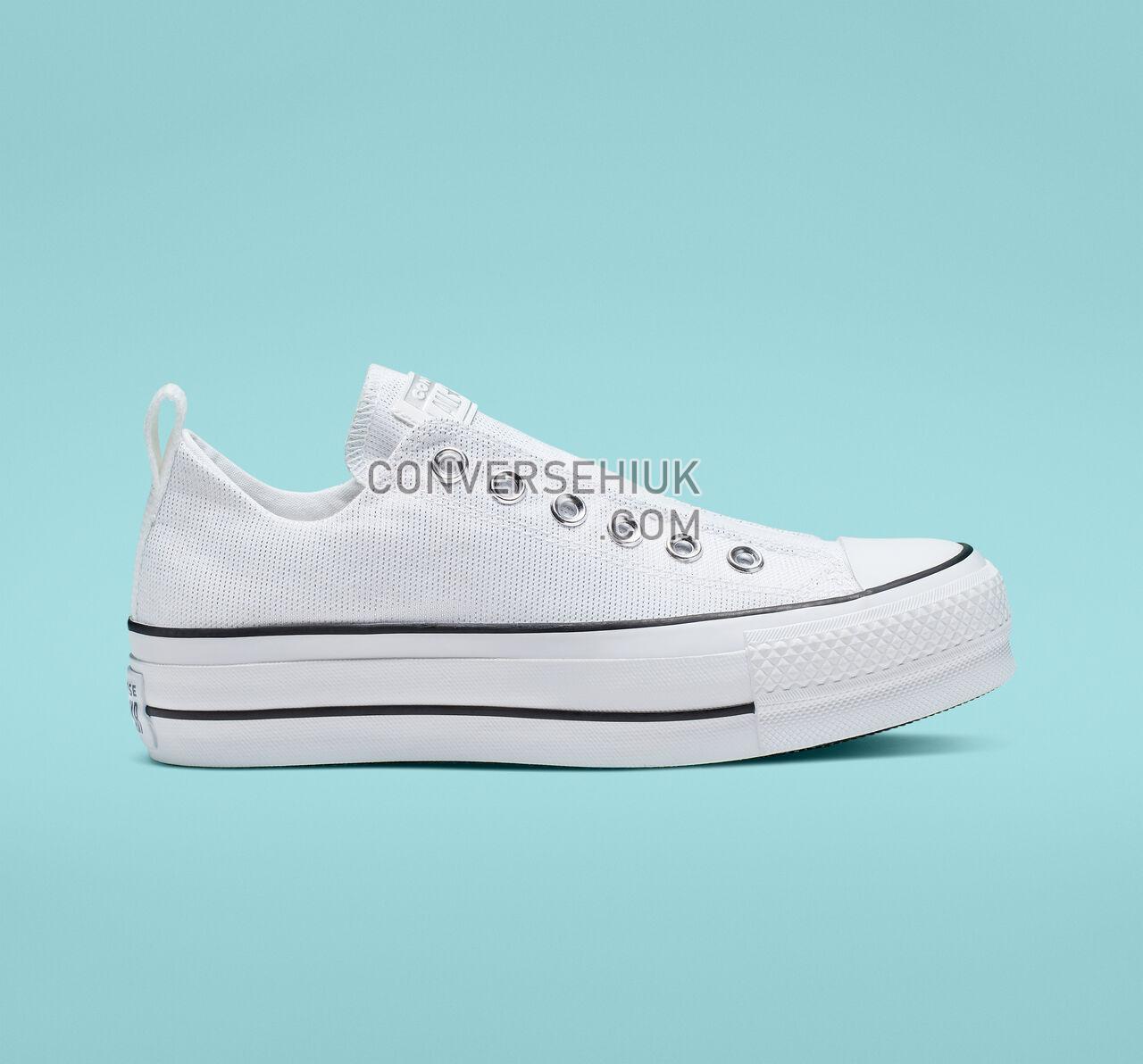 Converse Chuck Taylor All Star Final Frontier Platform Slip White/White/Black 565241C Shoes