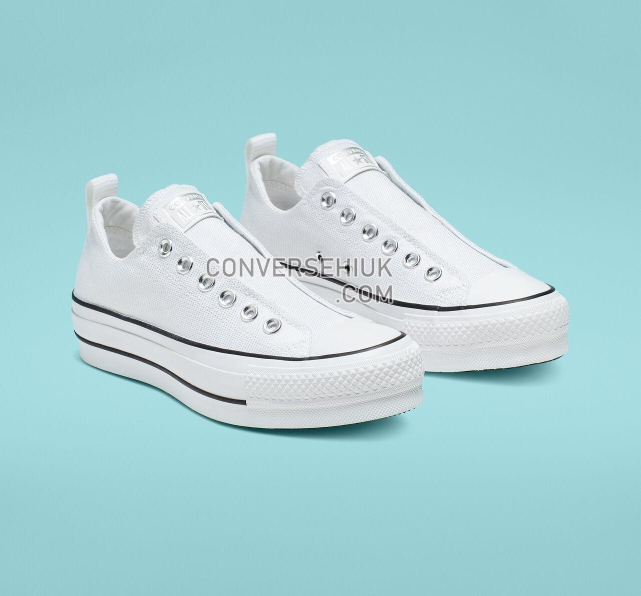 Converse Chuck Taylor All Star Final Frontier Platform Slip White/White/Black 565241C Shoes