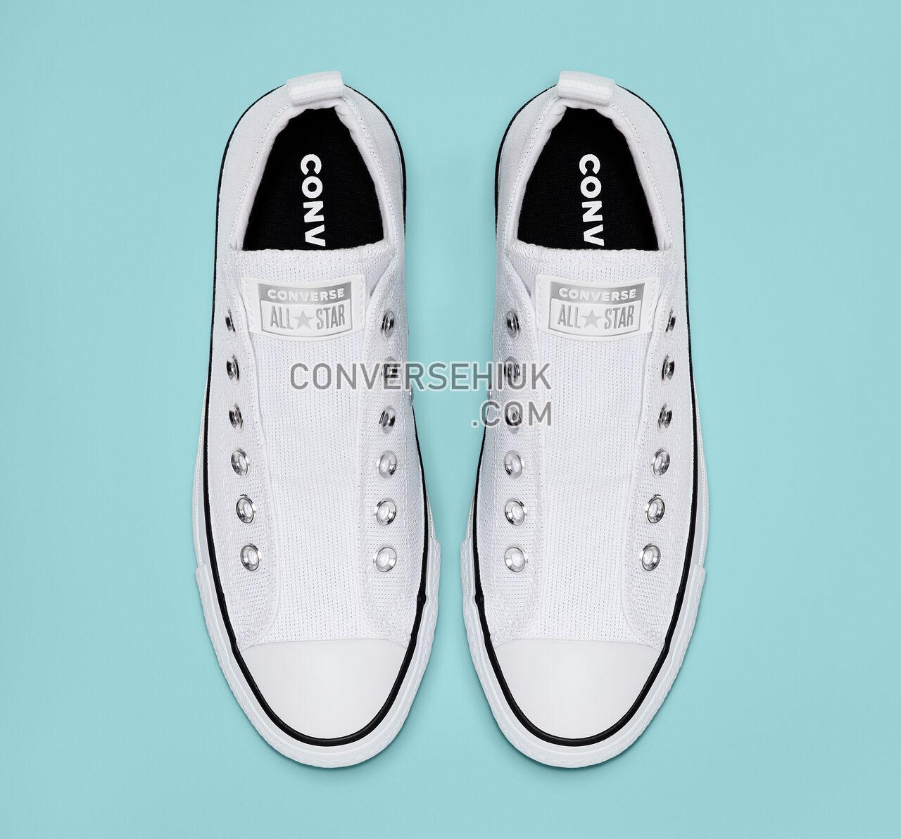 Converse Chuck Taylor All Star Final Frontier Platform Slip White/White/Black 565241C Shoes