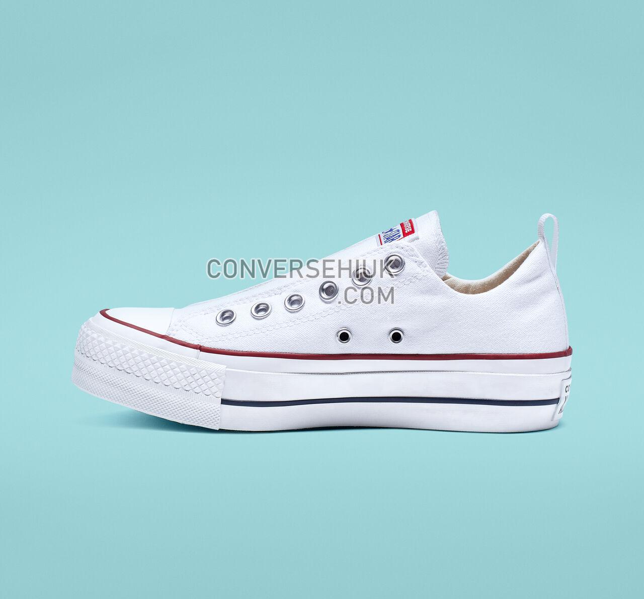 Converse Chuck Taylor All Star Platform Slip White/Red/Blue 563457F Shoes