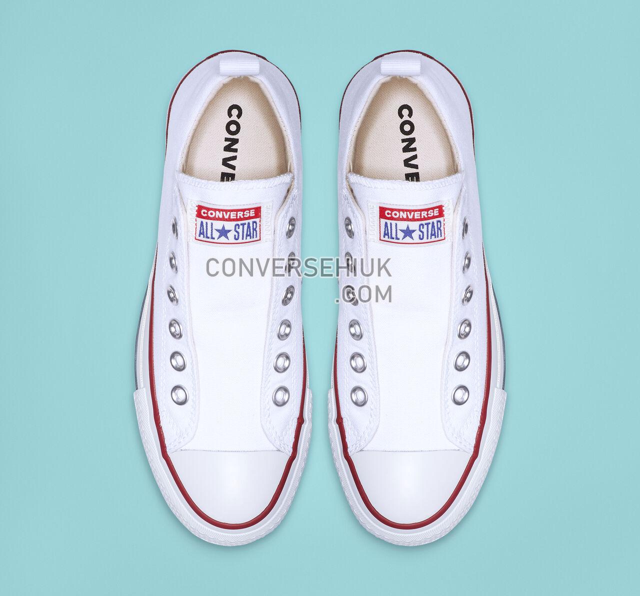 Converse Chuck Taylor All Star Platform Slip White/Red/Blue 563457F Shoes