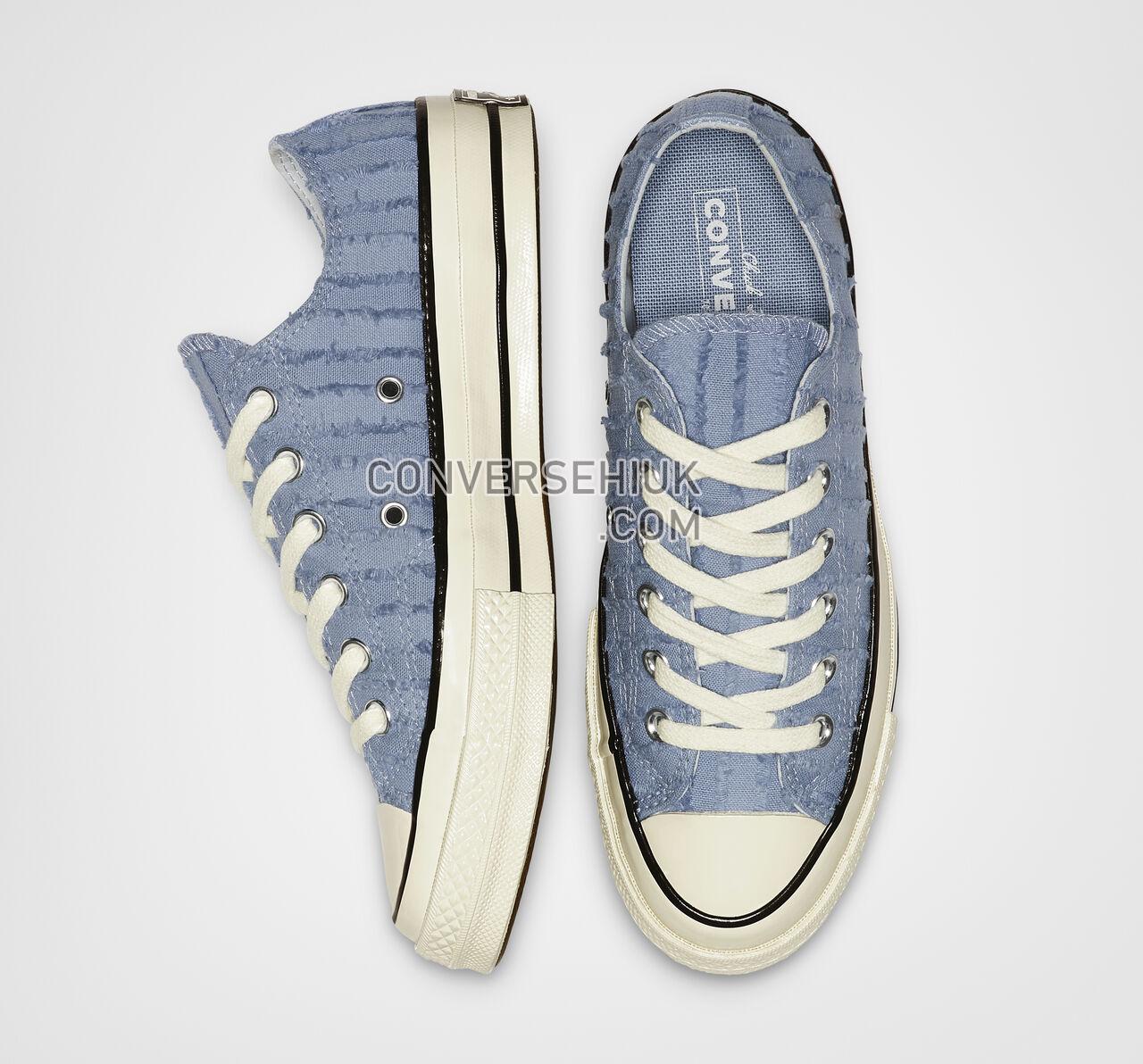 Converse Chuck 70 Fray Me Crazy Low Top Indigo Fog/Pure Platinum/Egret 564128C Shoes