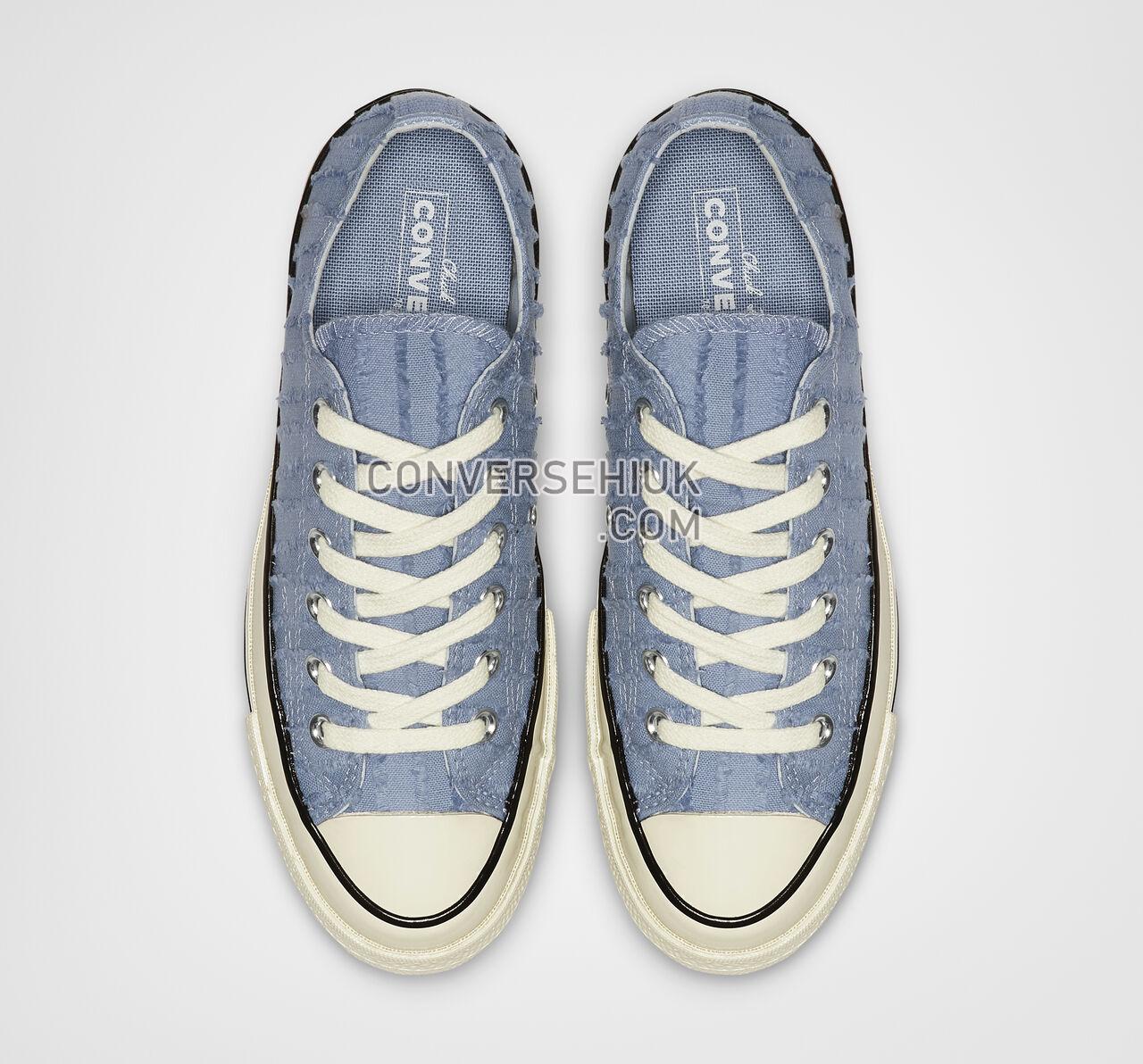 Converse Chuck 70 Fray Me Crazy Low Top Indigo Fog/Pure Platinum/Egret 564128C Shoes