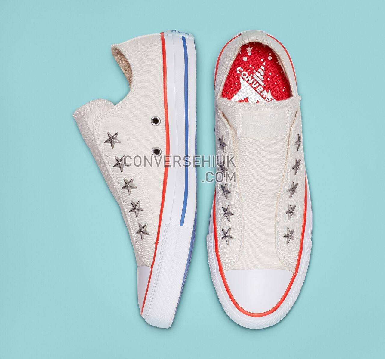 Converse Chuck Taylor All Star Starware Slip Vintage White/Habanero Red 564971C Shoes