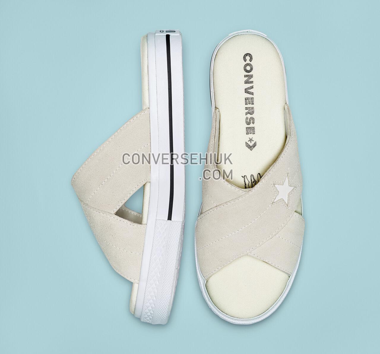 Converse One Star Sandalism Egret/Egret/White 564144C Shoes