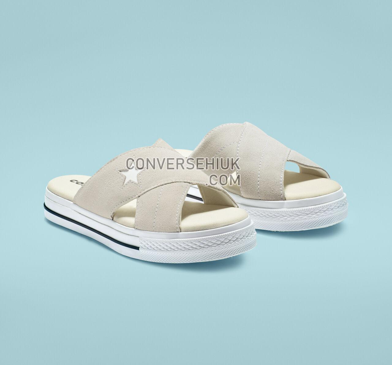 Converse One Star Sandalism Egret/Egret/White 564144C Shoes