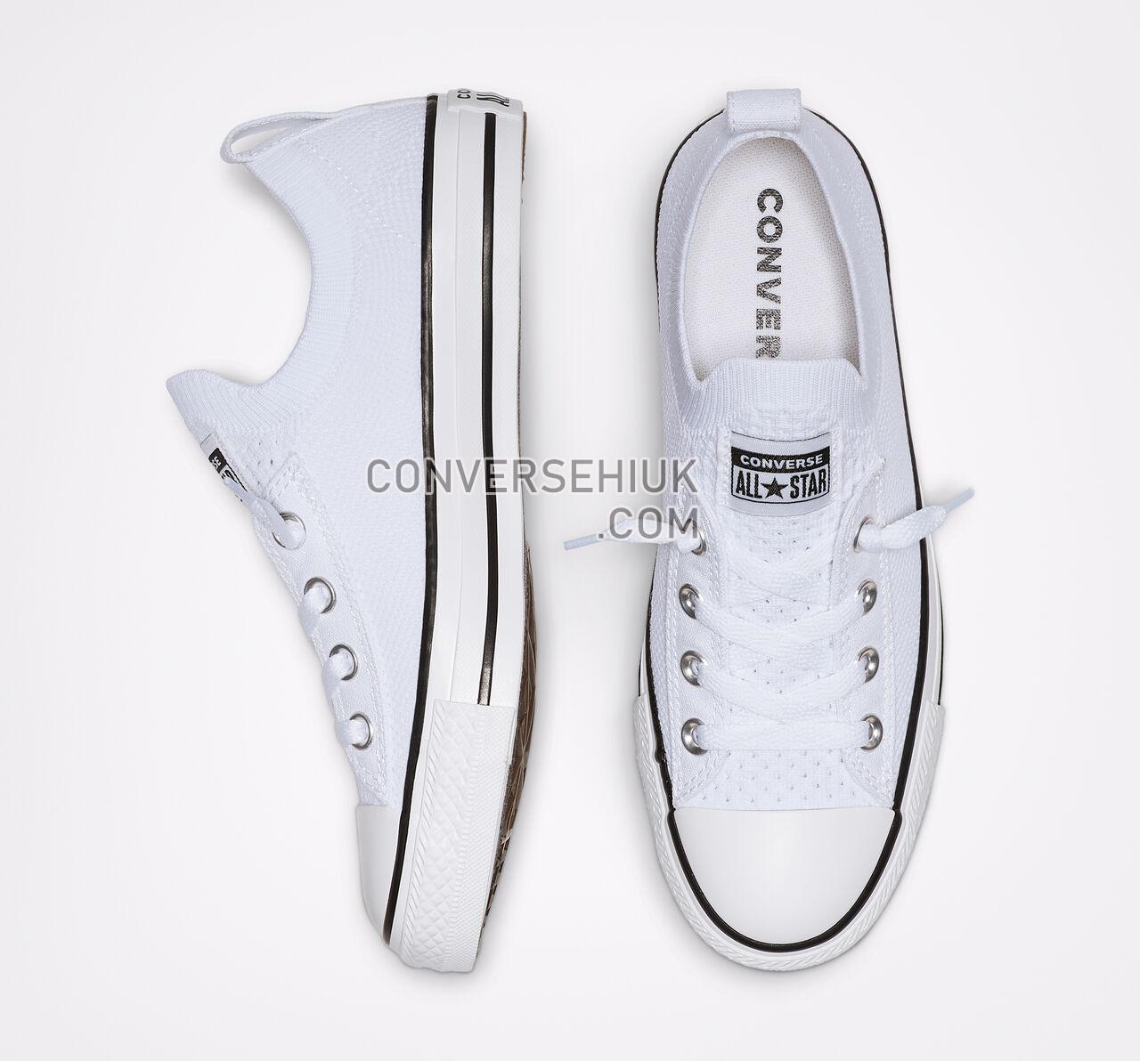 Converse Chuck Taylor All Star Shoreline Knit Slip White/Black/White 565490F Shoes