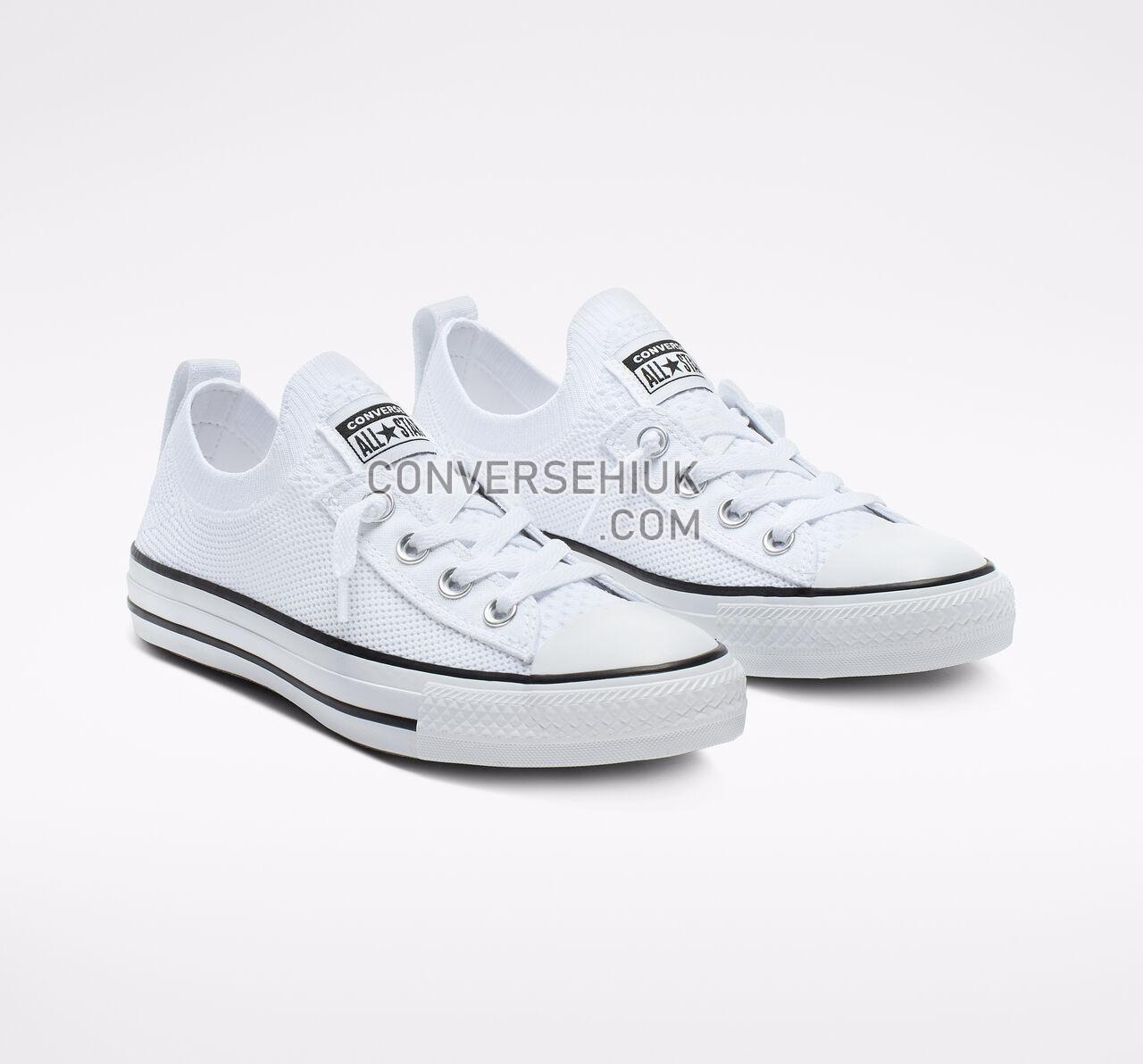 Converse Chuck Taylor All Star Shoreline Knit Slip White/Black/White 565490F Shoes