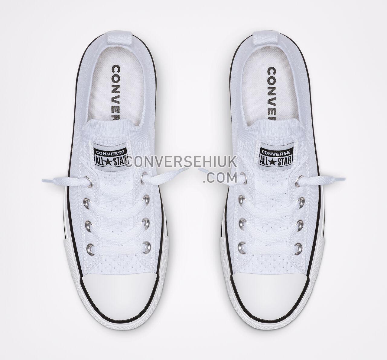 Converse Chuck Taylor All Star Shoreline Knit Slip White/Black/White 565490F Shoes