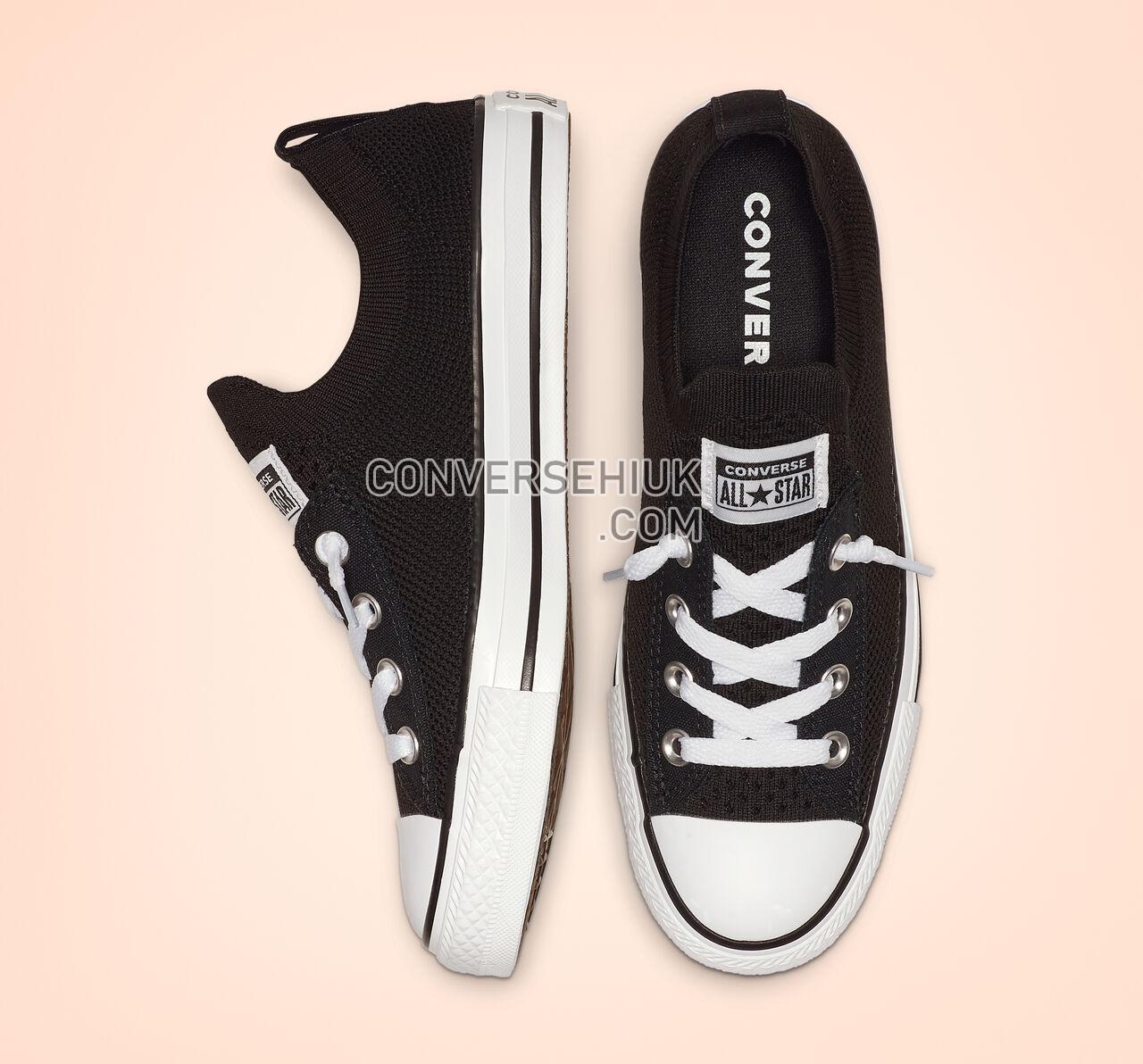 Converse Chuck Taylor All Star Shoreline Knit Slip Black/White/Black 565489F Shoes