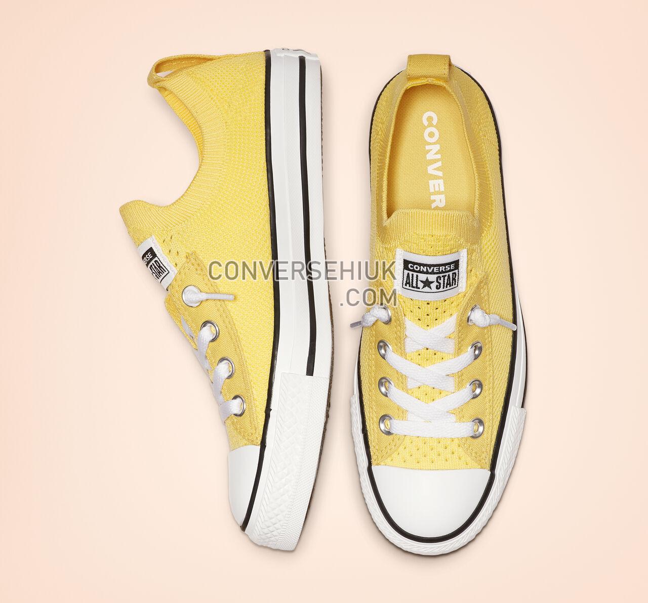 Converse Chuck Taylor All Star Shoreline Knit Slip Butter Yellow/White/Black 565488F Shoes