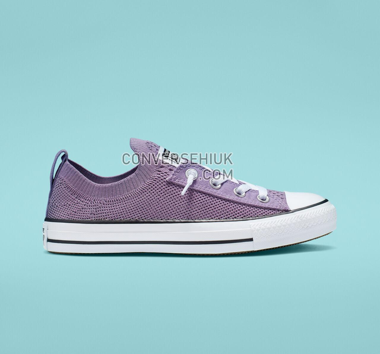 Converse Chuck Taylor All Star Shoreline Knit Slip Dusty Lilac/White/Black 565233F Shoes