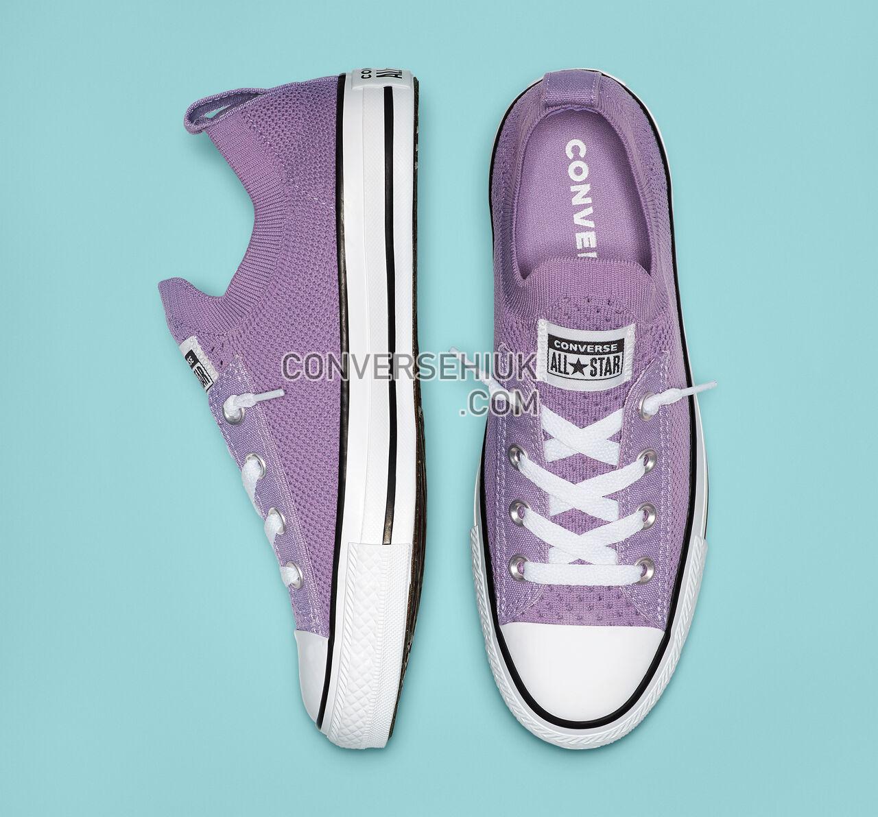 Converse Chuck Taylor All Star Shoreline Knit Slip Dusty Lilac/White/Black 565233F Shoes