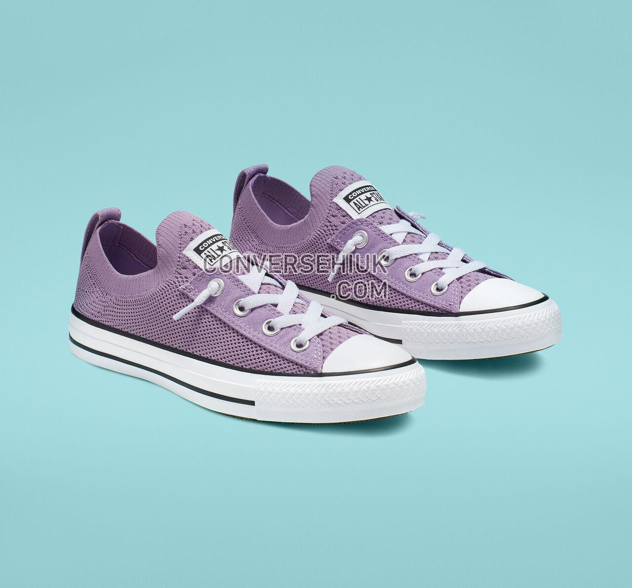 Converse Chuck Taylor All Star Shoreline Knit Slip Dusty Lilac/White/Black 565233F Shoes