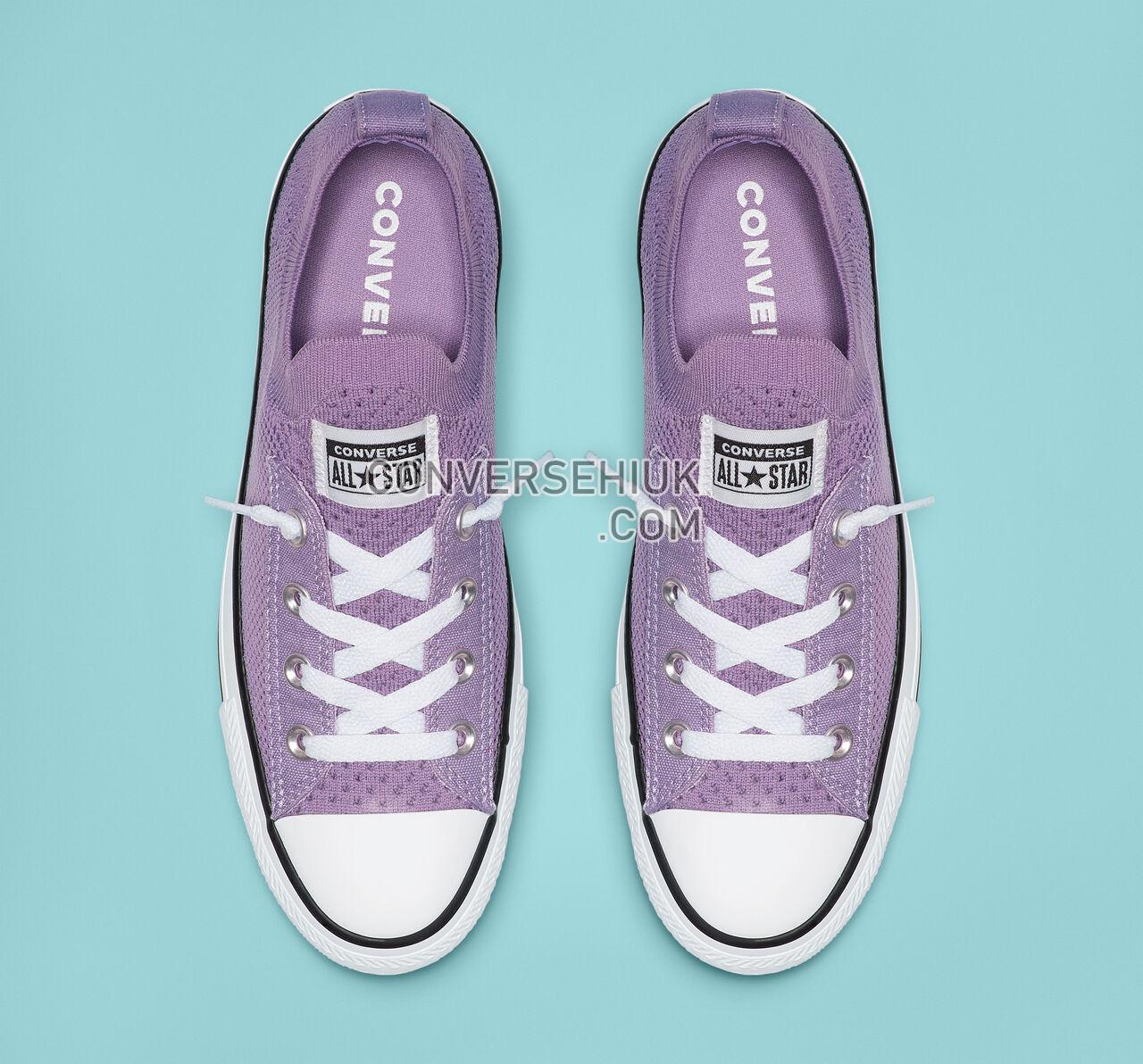 Converse Chuck Taylor All Star Shoreline Knit Slip Dusty Lilac/White/Black 565233F Shoes