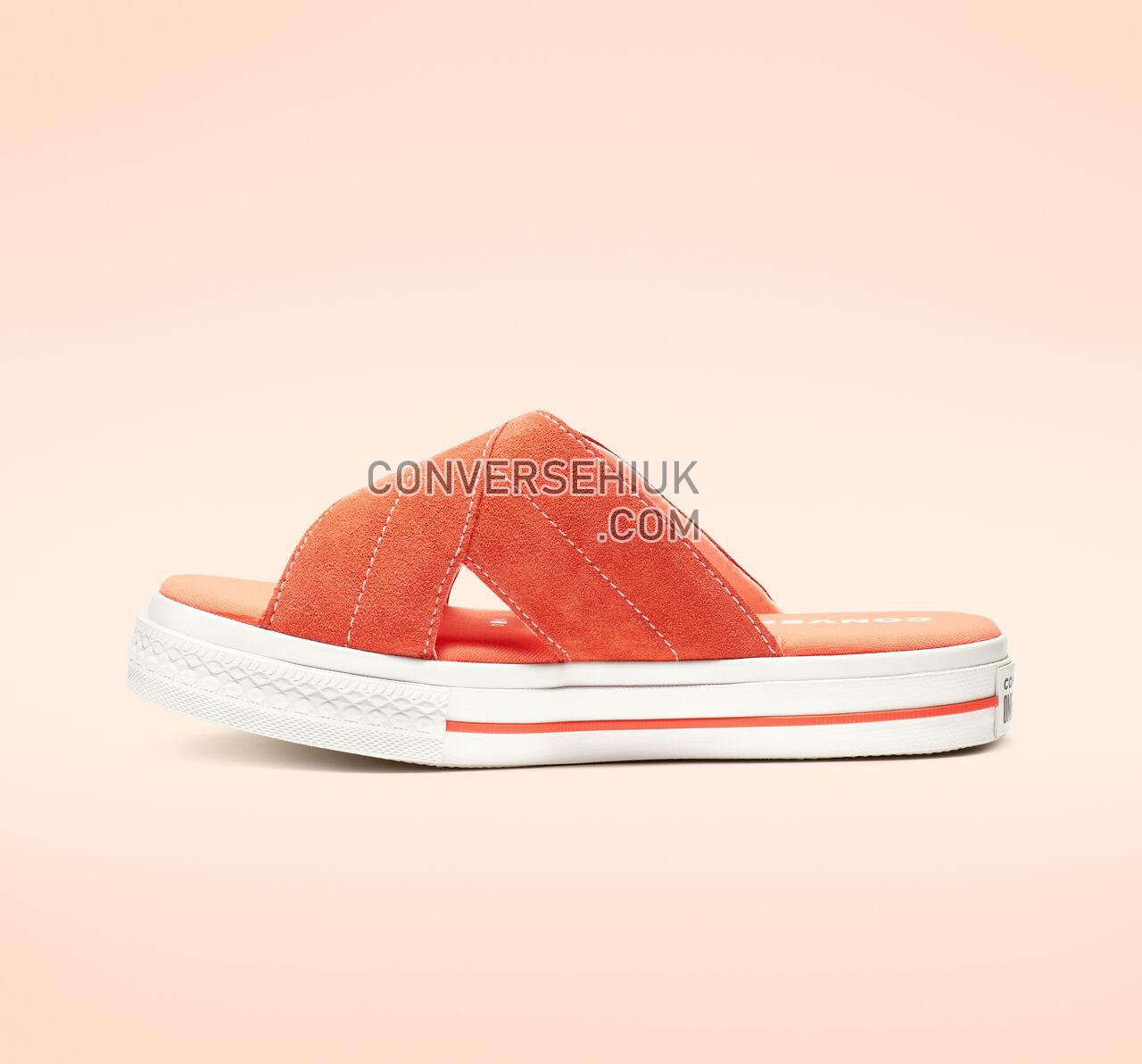 Converse One Star Sandalism Turf Orange/Egret/White 564146C Shoes