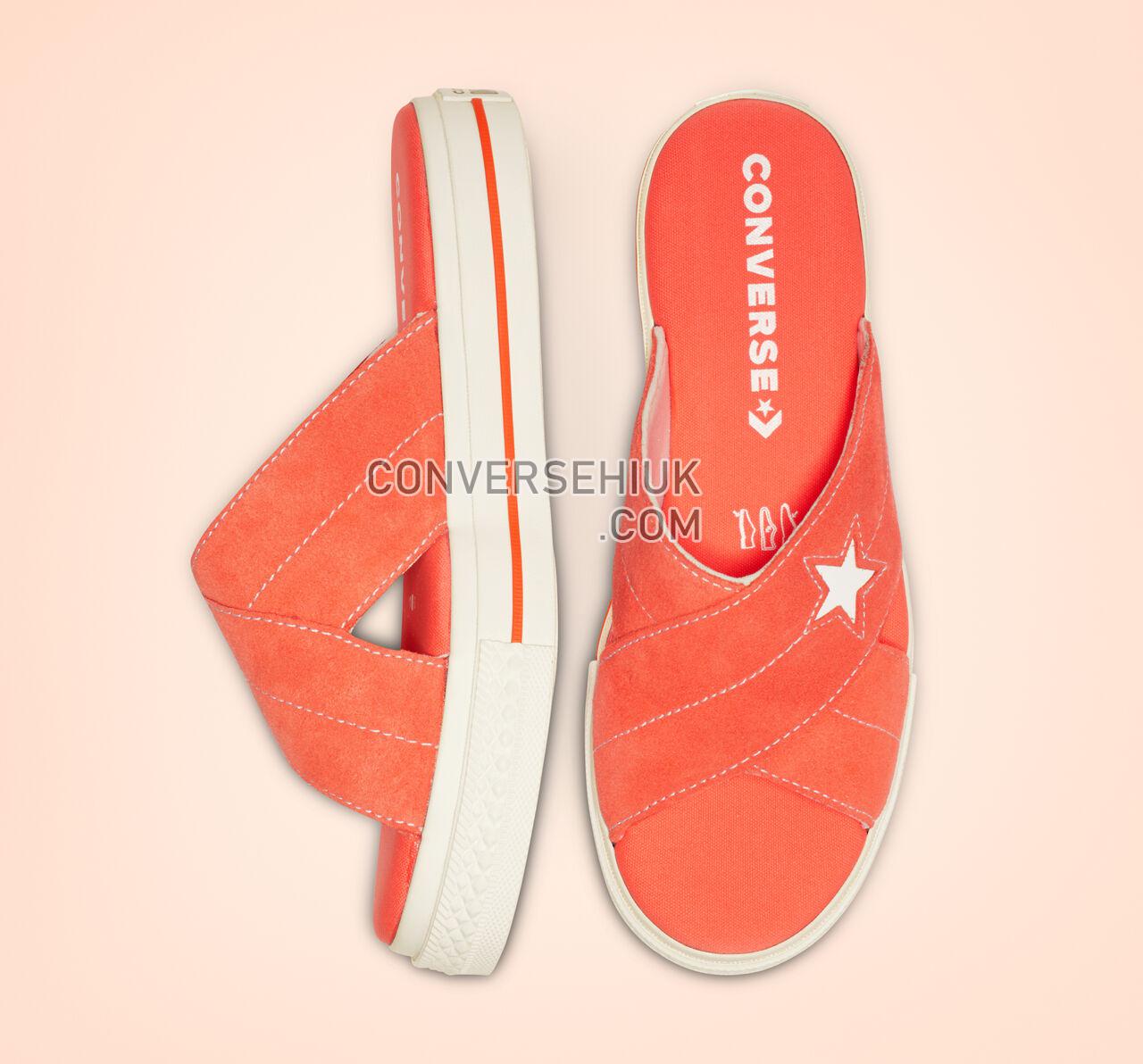 Converse One Star Sandalism Turf Orange/Egret/White 564146C Shoes